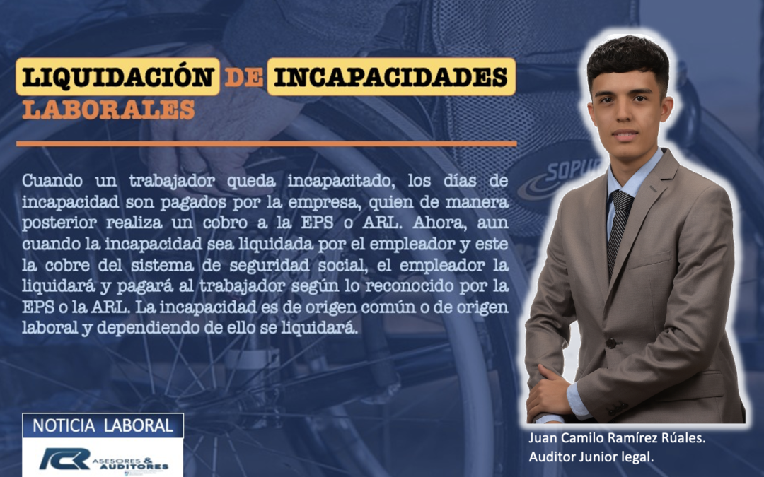 LIQUIDACIÓN DE INCAPACIDADES LABORALES